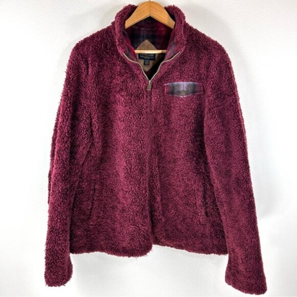 Pendleton Burgundy Teddy Jacket - Picture 1 of 12